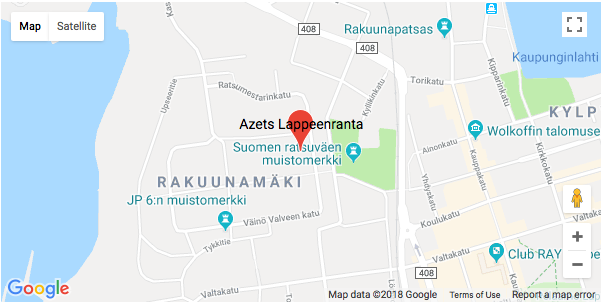 Azets Lappeenranta, toimipisteen sijanti kartalla