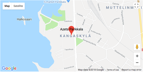 Azets Parikkala, toimipisteen sijanti kartalla