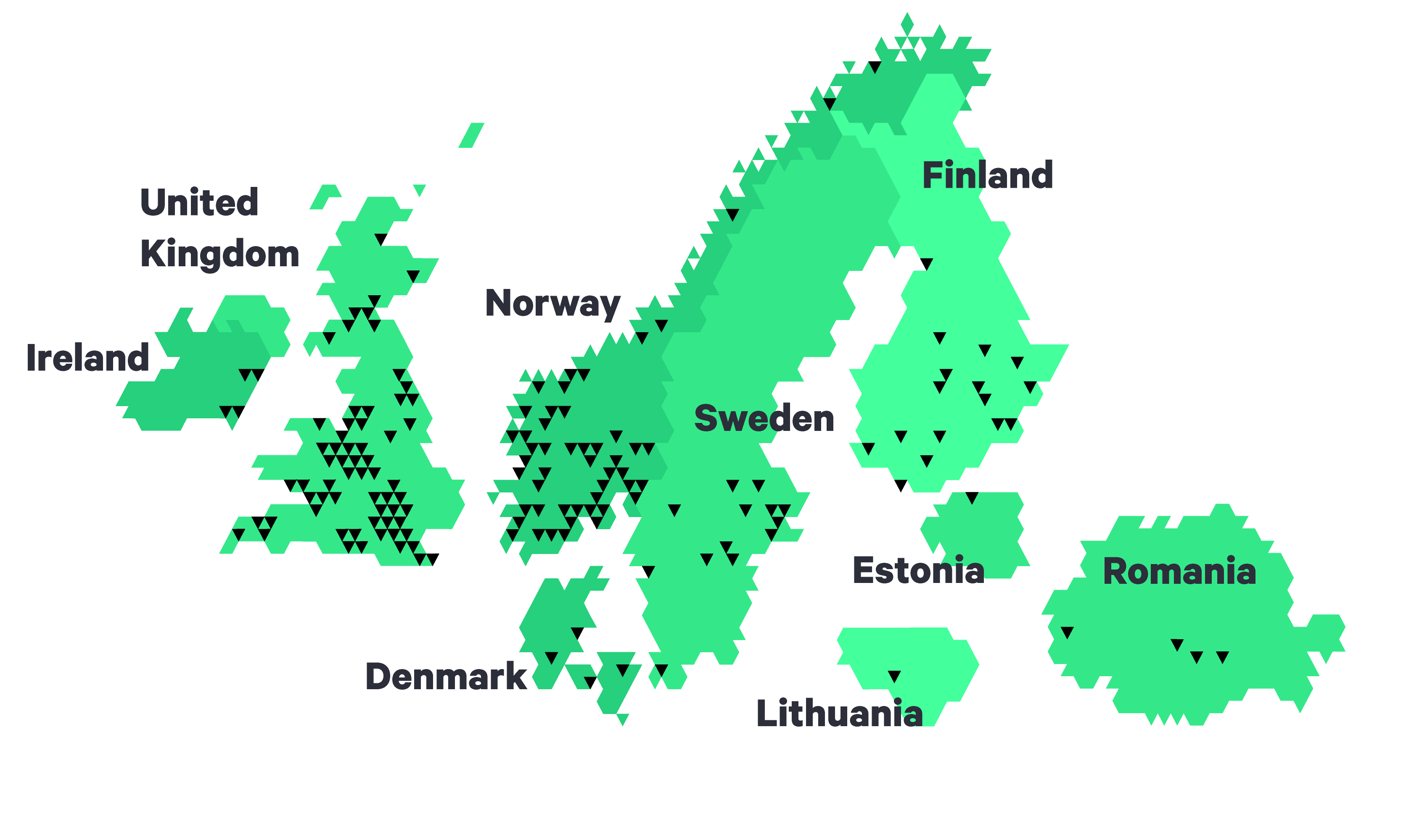 Azets on map